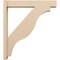 Ekena Millwork 6-in W x 34-in D x 38-in H Funston Block Rough Cedar Woodgrain TimberThane Outlooker, Primed Tan OUTUR060X34X38FST44RCPR - alternate 6